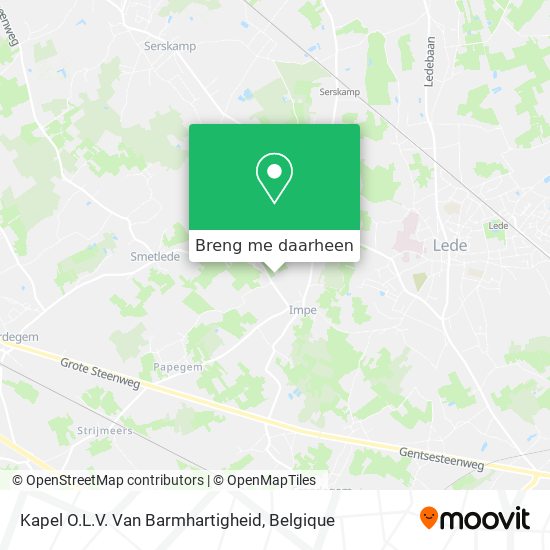 Kapel O.L.V. Van Barmhartigheid kaart