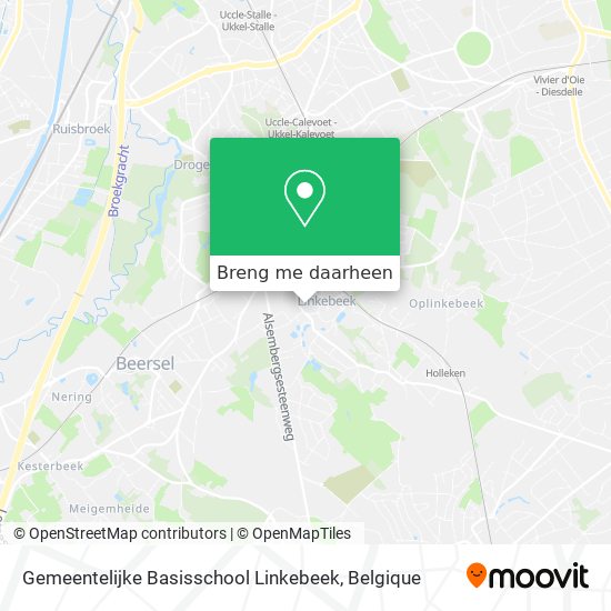 Gemeentelijke Basisschool Linkebeek kaart