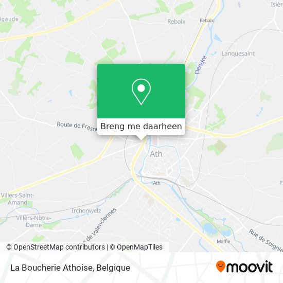 La Boucherie Athoise kaart