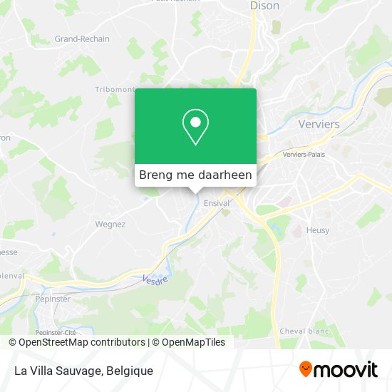 La Villa Sauvage kaart