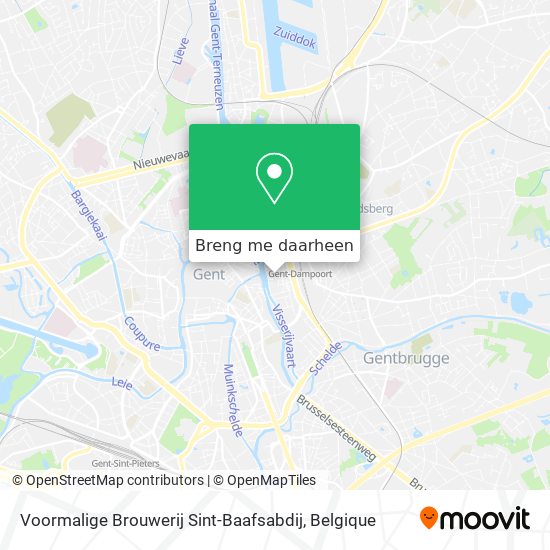 Voormalige Brouwerij Sint-Baafsabdij kaart