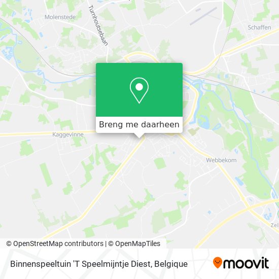 Binnenspeeltuin 'T Speelmijntje Diest kaart