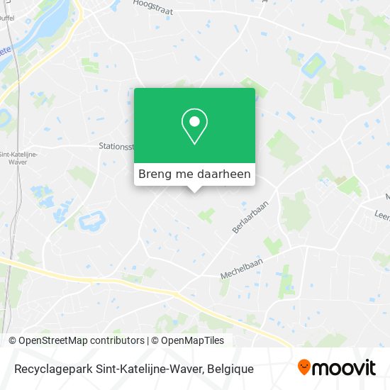 Recyclagepark Sint-Katelijne-Waver kaart