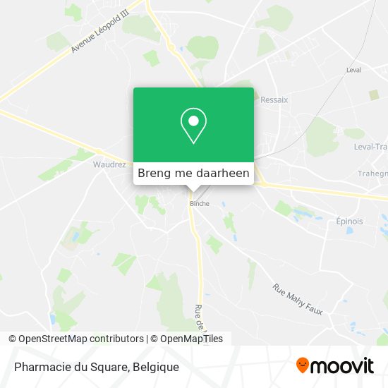 Pharmacie du Square kaart