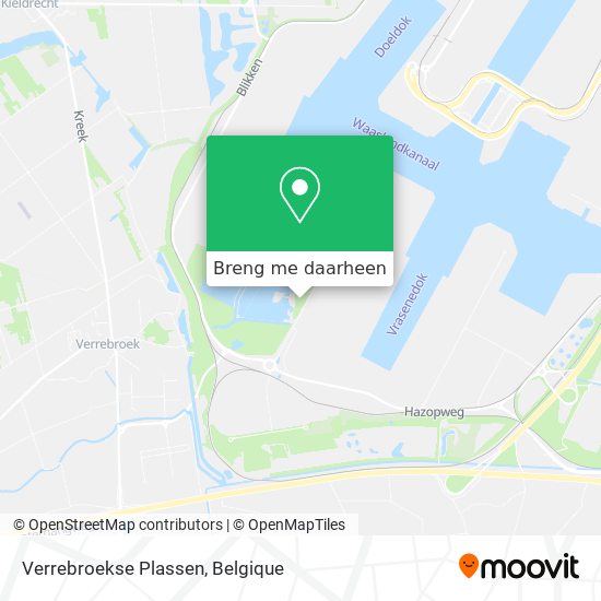 Verrebroekse Plassen kaart