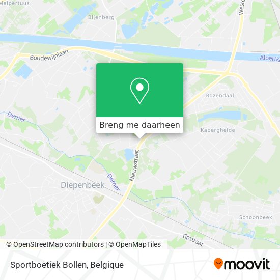 Sportboetiek Bollen kaart