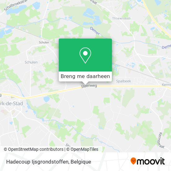 Hadecoup Ijsgrondstoffen kaart