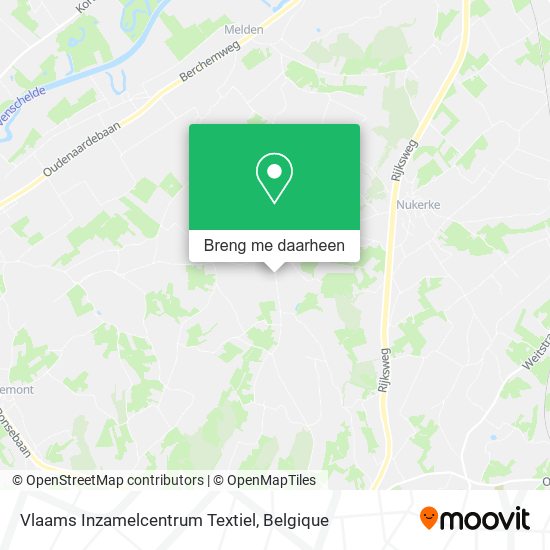 Vlaams Inzamelcentrum Textiel kaart