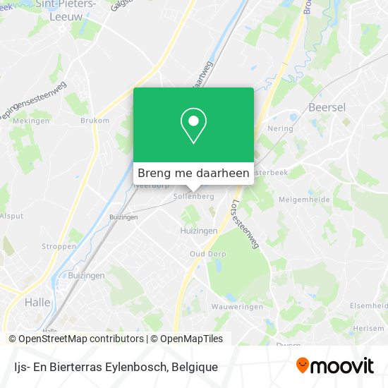 Ijs- En Bierterras Eylenbosch kaart