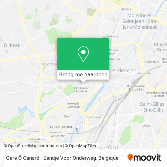 Gare Ô Canard - Eendje Voor Onderweg kaart