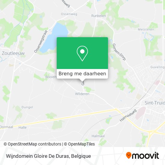 Wijndomein Gloire De Duras kaart