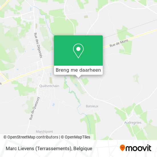 Marc Lievens (Terrassements) kaart