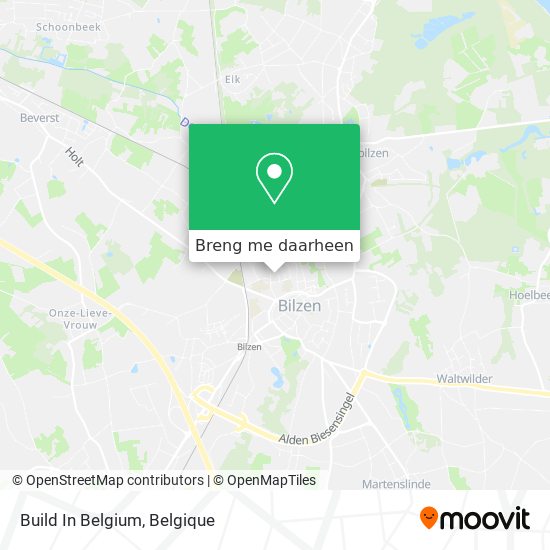 Build In Belgium kaart