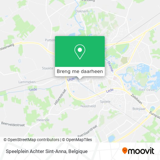 Speelplein Achter Sint-Anna kaart
