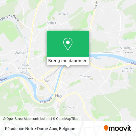 Résidence Notre-Dame Acis kaart