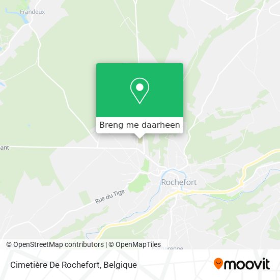 Cimetière De Rochefort kaart