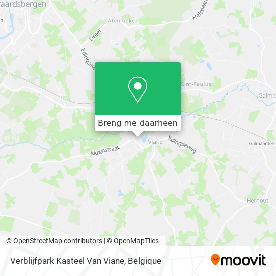 Verblijfpark Kasteel Van Viane kaart