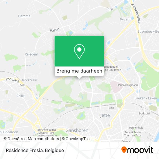 Résidence Fresia kaart