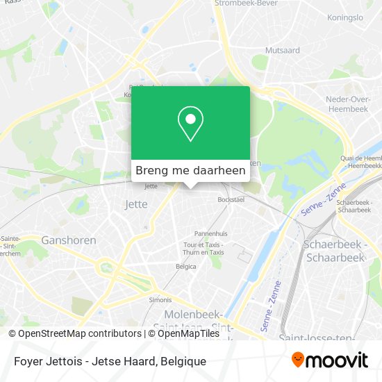Foyer Jettois - Jetse Haard kaart
