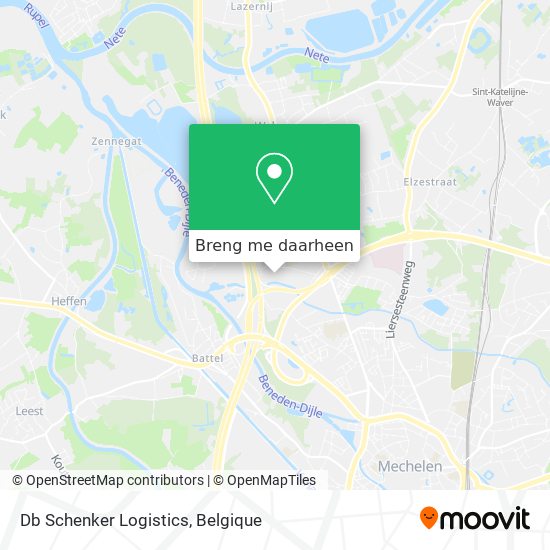 Db Schenker Logistics kaart