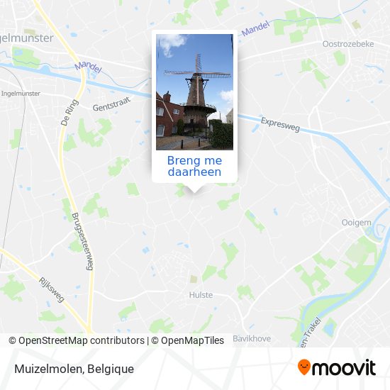 Muizelmolen kaart