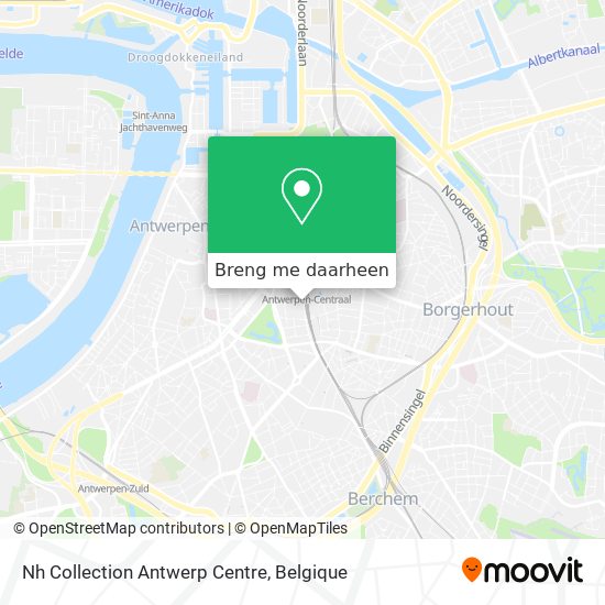 Nh Collection Antwerp Centre kaart