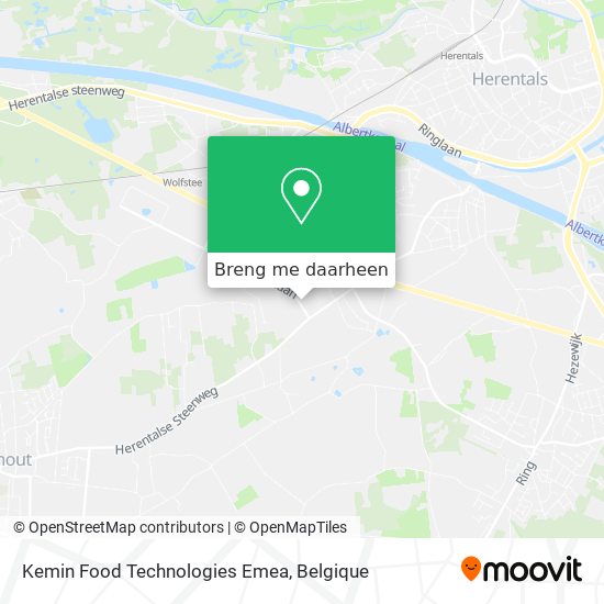Kemin Food Technologies Emea kaart