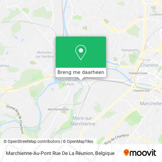 Marchienne-Au-Pont Rue De La Réunion kaart