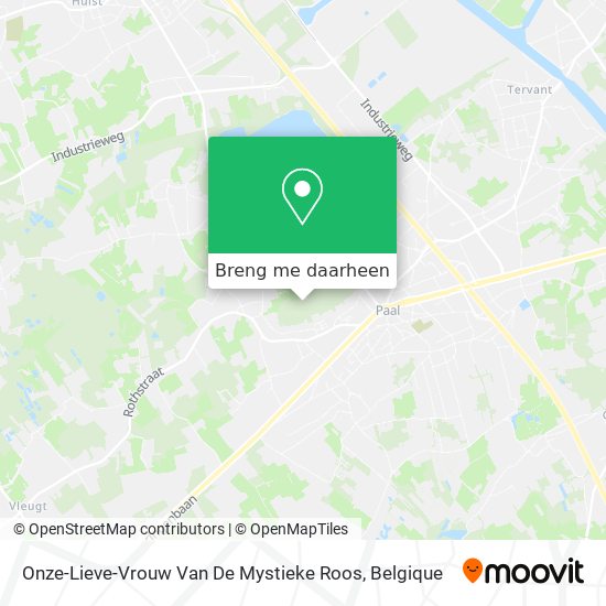 Onze-Lieve-Vrouw Van De Mystieke Roos kaart