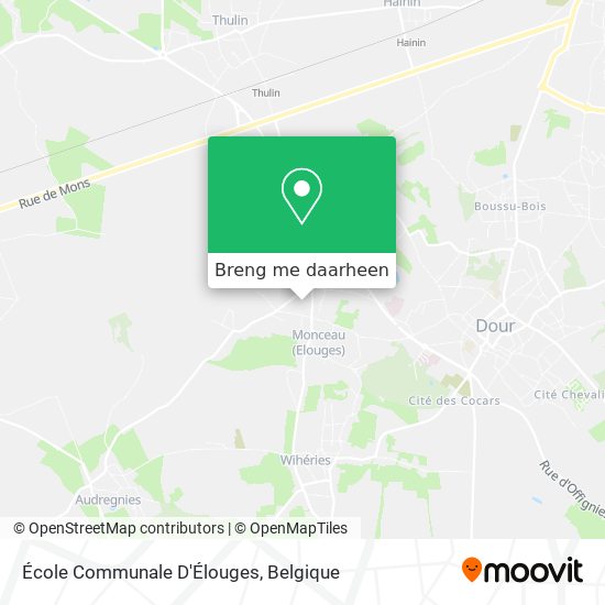 École Communale D'Élouges kaart