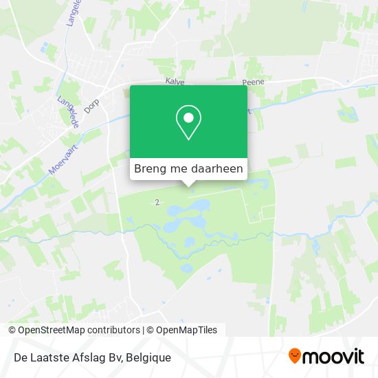 De Laatste Afslag Bv kaart