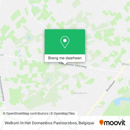 Welkom In Het Domeinbos Pastoorsbos kaart