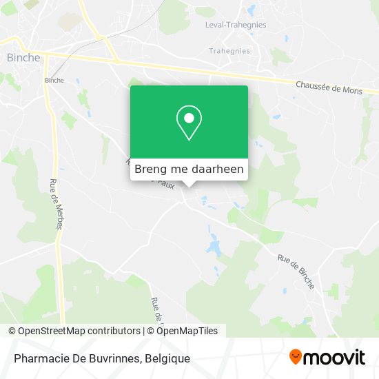 Pharmacie De Buvrinnes kaart