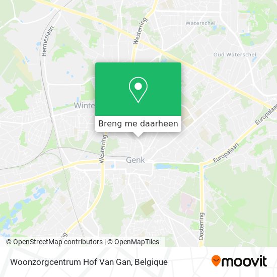 Woonzorgcentrum Hof Van Gan kaart