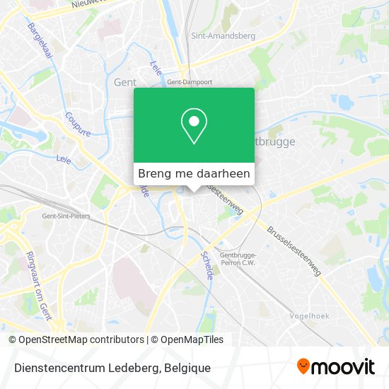 Dienstencentrum Ledeberg kaart