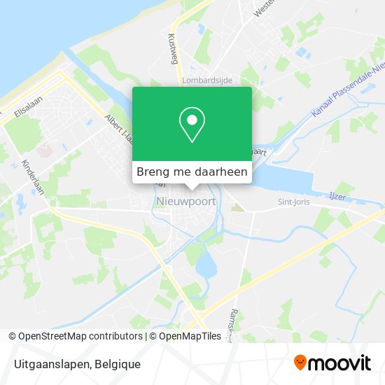 Uitgaanslapen kaart