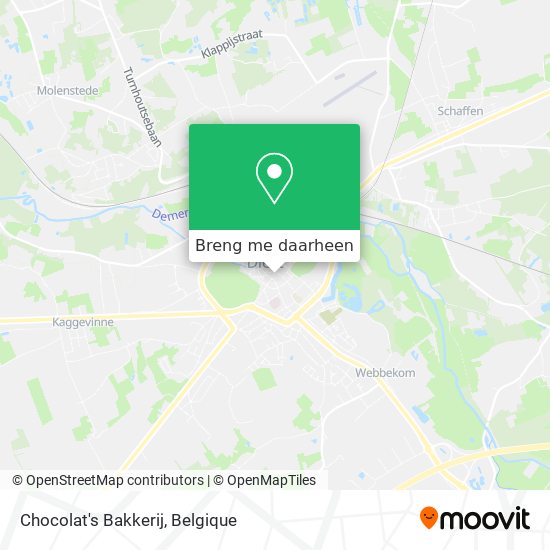 Chocolat's Bakkerij kaart