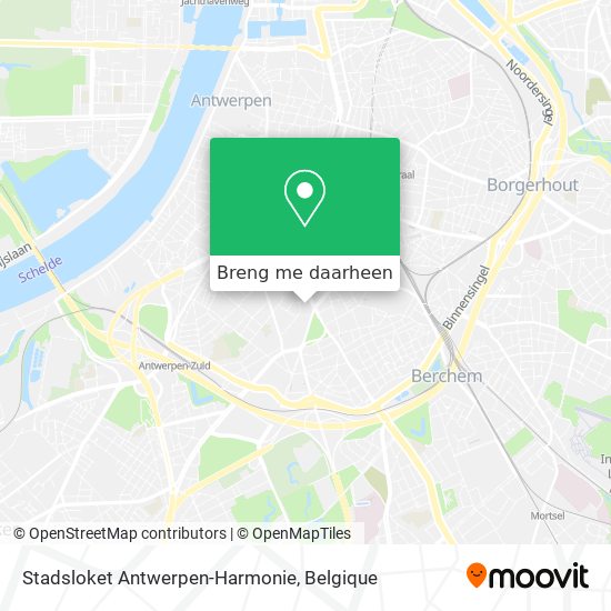 Stadsloket Antwerpen-Harmonie kaart