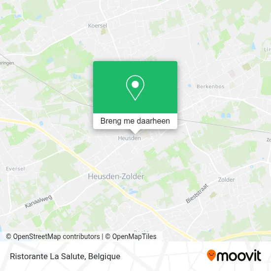 Ristorante La Salute kaart