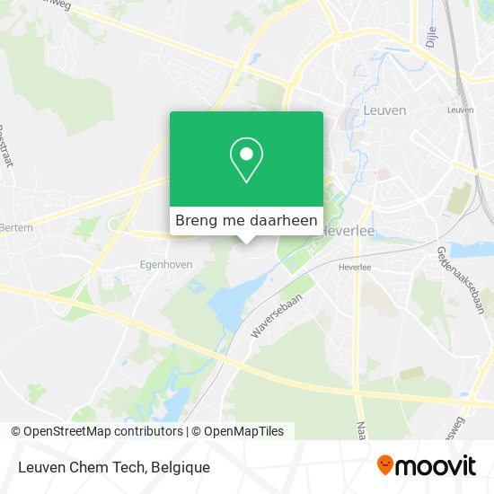 Leuven Chem Tech kaart