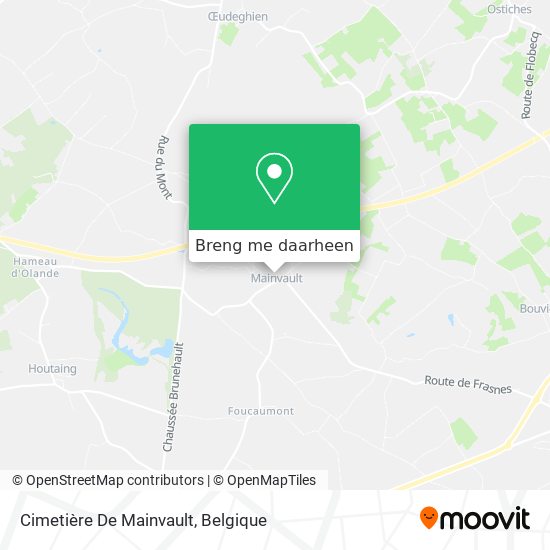 Cimetière De Mainvault kaart