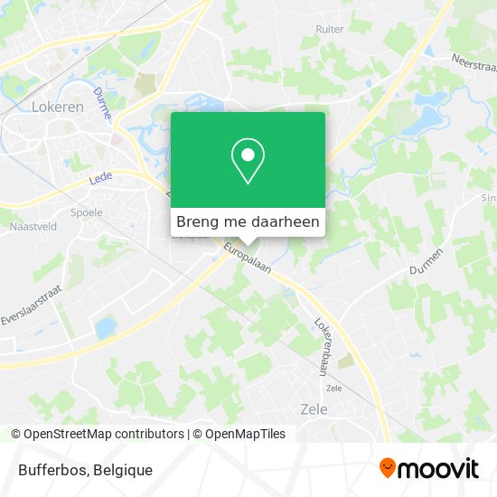 Bufferbos kaart