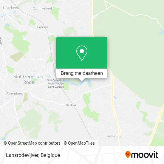 Lansrodevijver kaart