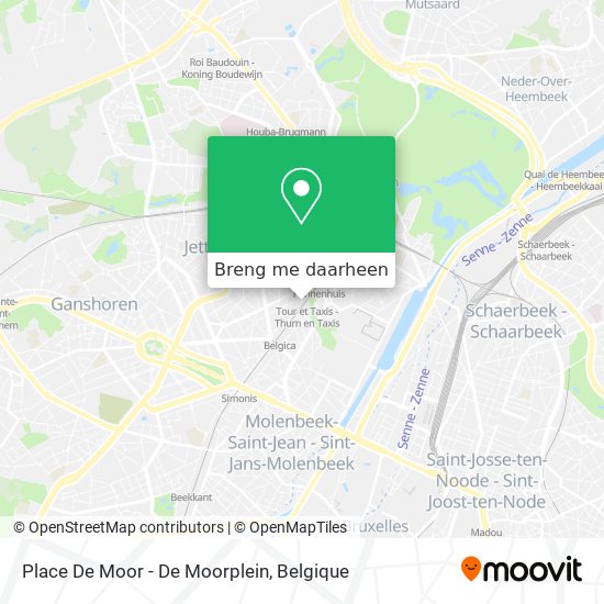 Place De Moor - De Moorplein kaart