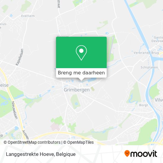 Langgestrekte Hoeve kaart