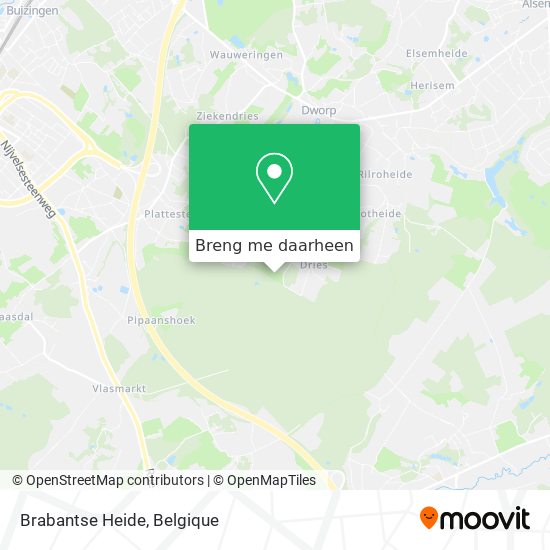 Brabantse Heide kaart