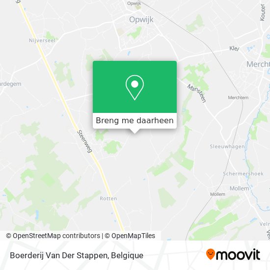 Boerderij Van Der Stappen kaart