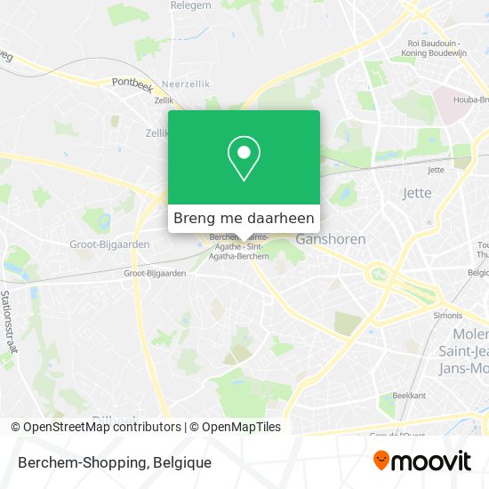 Berchem-Shopping kaart