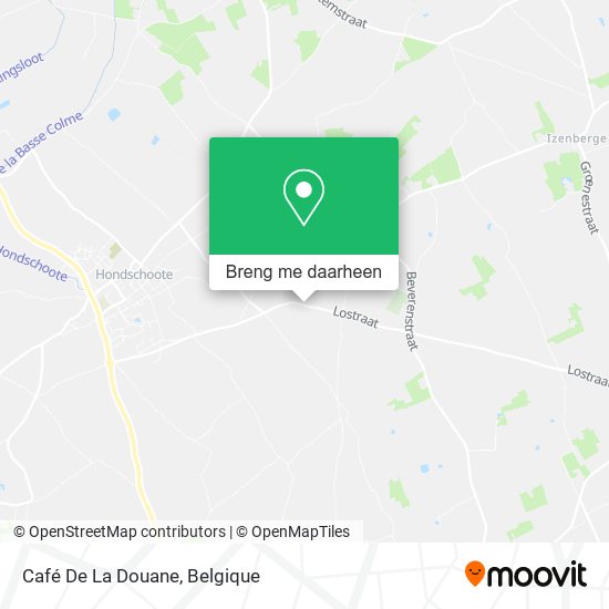 Café De La Douane kaart