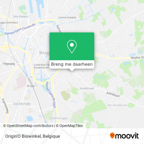 Origin'O Biowinkel kaart